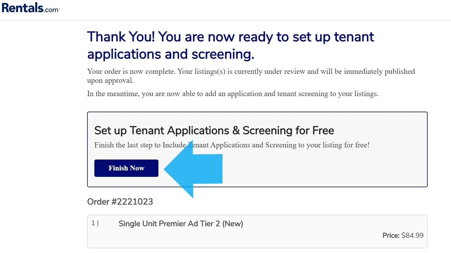 Screening tenants using RentSpree through